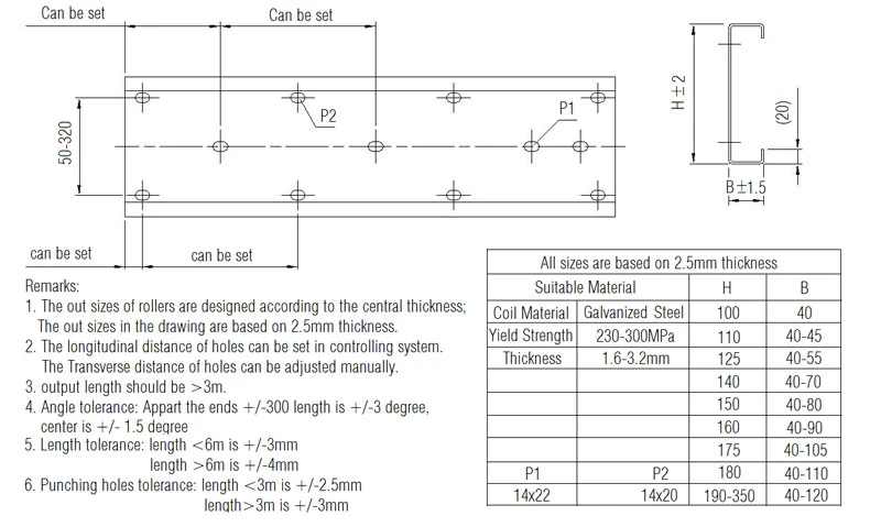 Auto Cuz Lgsf Light Gauge Steel Framing / Frame House Building Purlin Metal Stud Cold Roll Forming Making Machine with CE Certificate 1 Year Warranty