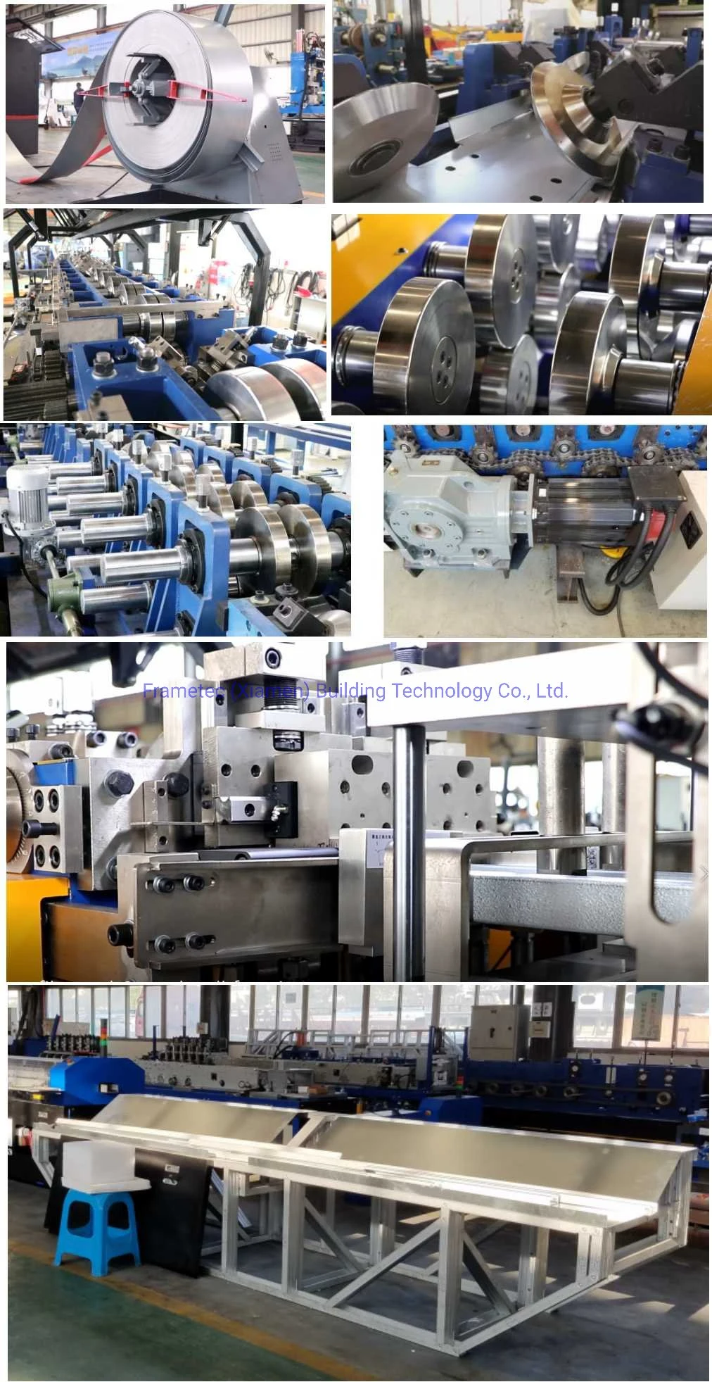 Mf300 Mullti Profiles Light Gauge Steel Frame Roll Forming Machine for Steel Framing Villa