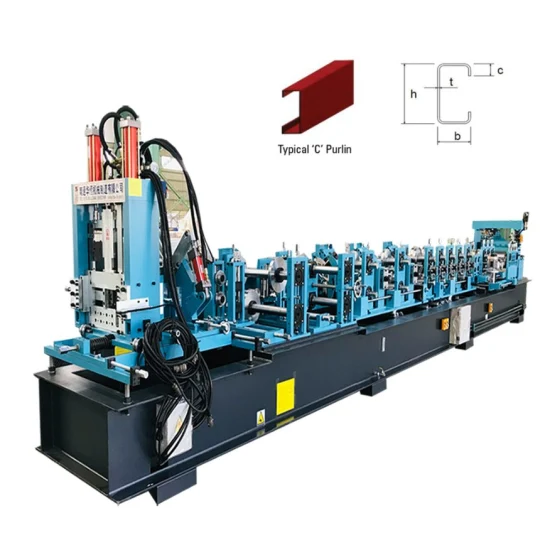 Petit pain de panne de CZ de changement automatique de construction en acier de Peb formant la machine