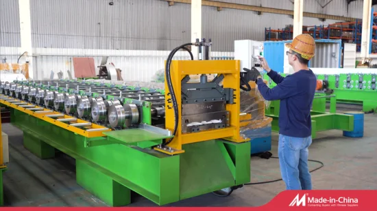 Toiture debout de petit pain en métal de couture formant la tuile en acier faisant la machine